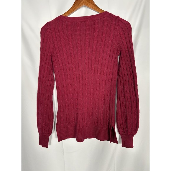 LRL Ralph Lauren Womens XXS Cable Knit Sweater Y2K Preppy Fall Heritage Classy - Picture 2 of 10